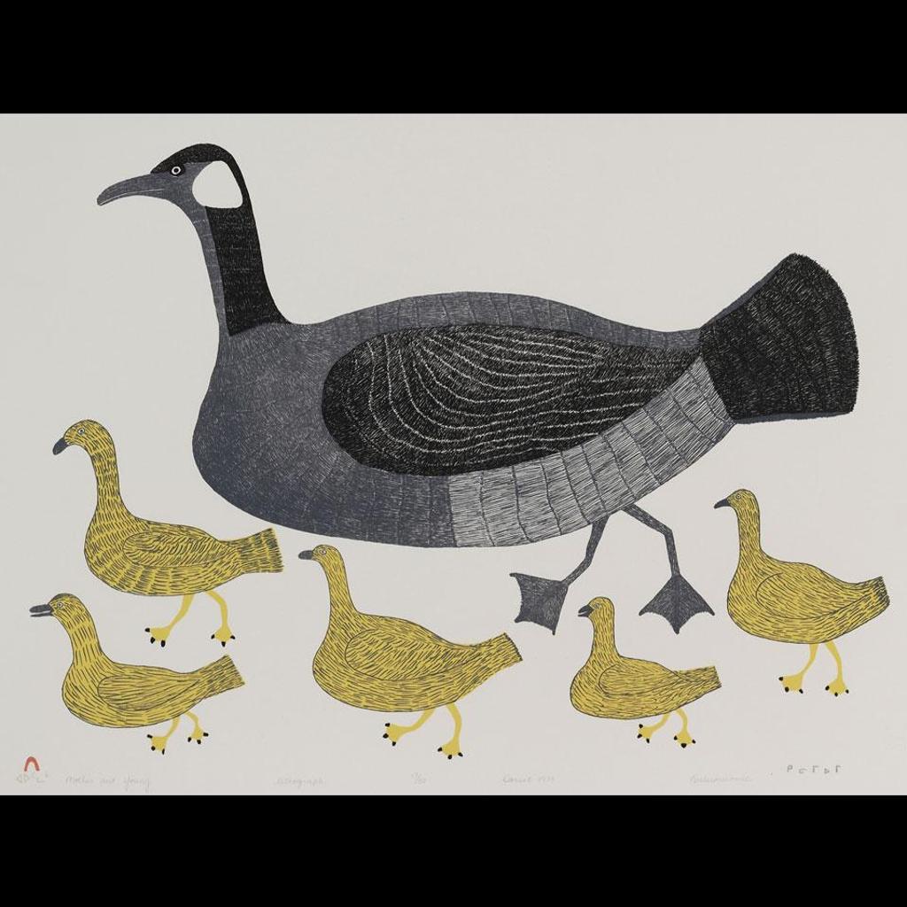 Keeleemeeoomee Samualie (1919-1983) - Mother And Young