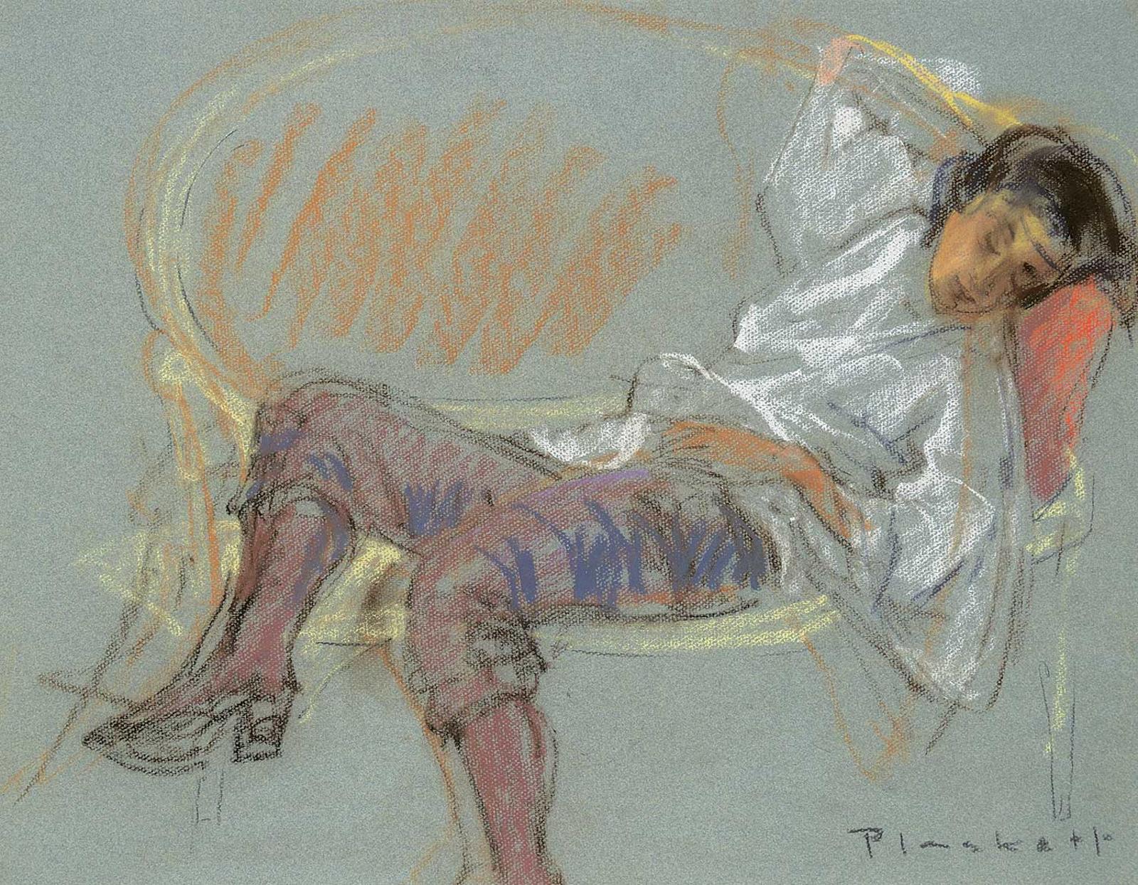 Joseph (Joe) Francis Plaskett (1918-2014) - Figure on Divan