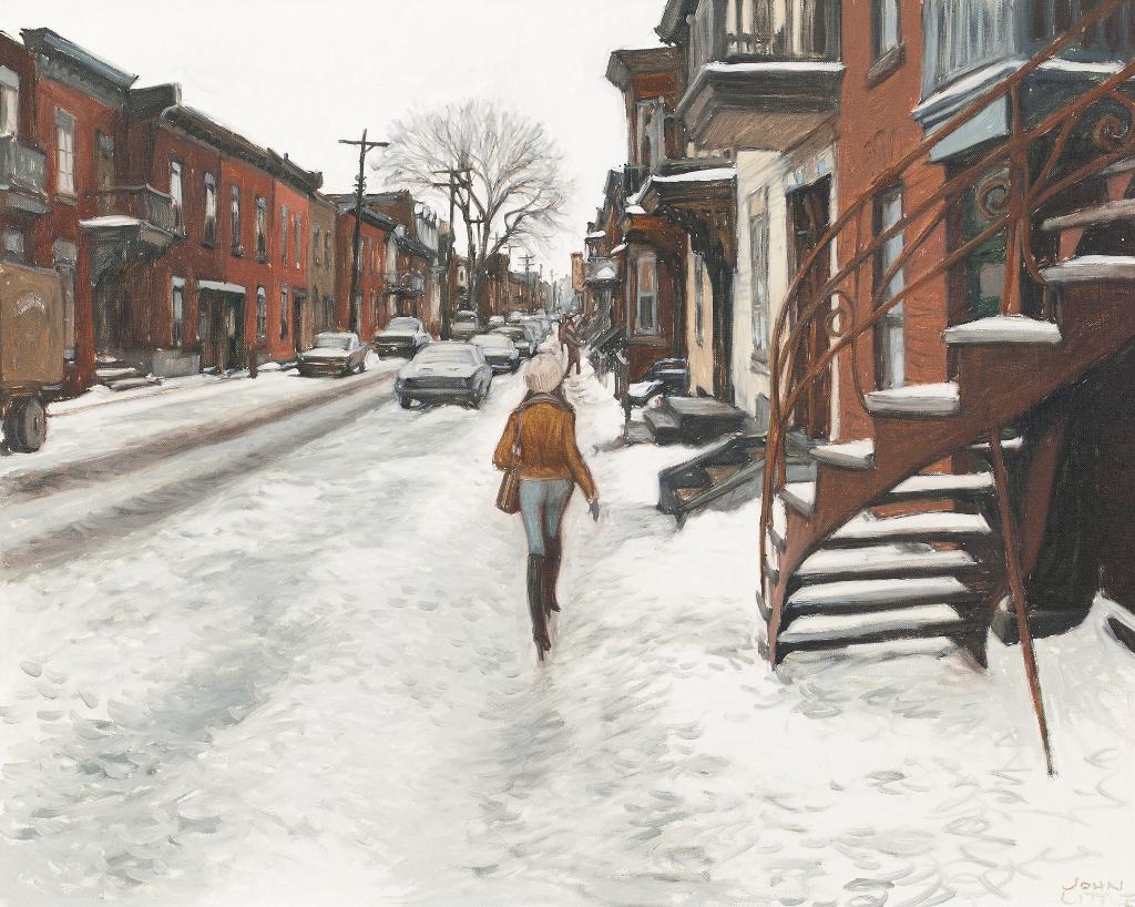 John Geoffrey Caruthers Little (1928-2024) - Rue Henri Julien Entre Rachel Et Marie Anne, Montreal