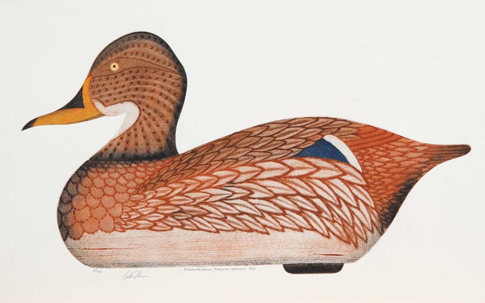 Arthur Nevin - Mallard Hen Decoy, Meredith, Vermont #54/150