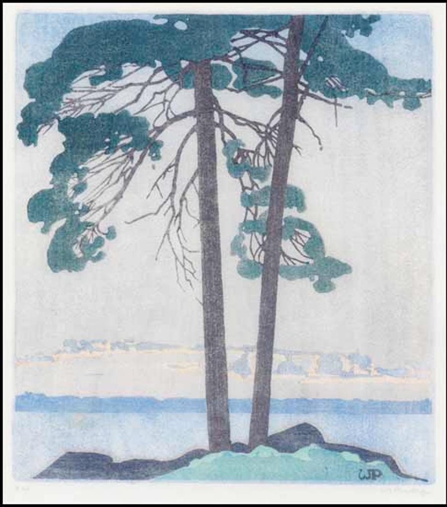 Walter Joseph (W.J.) Phillips (1884-1963) - A Muskoka Sunset