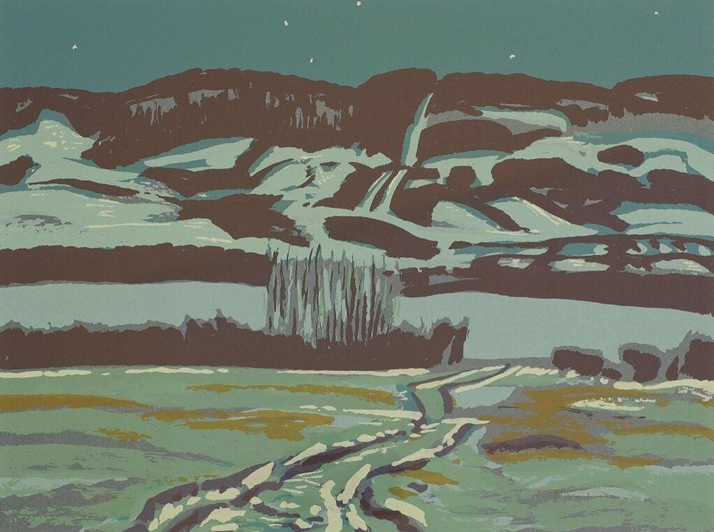 Illingworth Holey (Buck) Kerr (1905-1989) - Turner Valley Nocturne