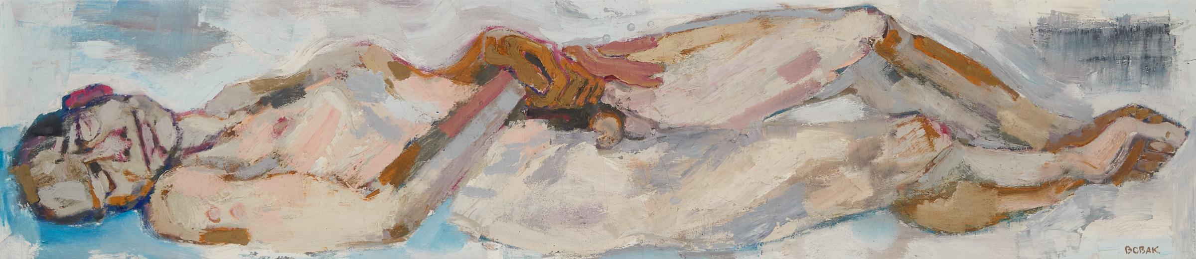 Bruno Joseph Bobak (1923-2012) - The Artist At Rest, 1964