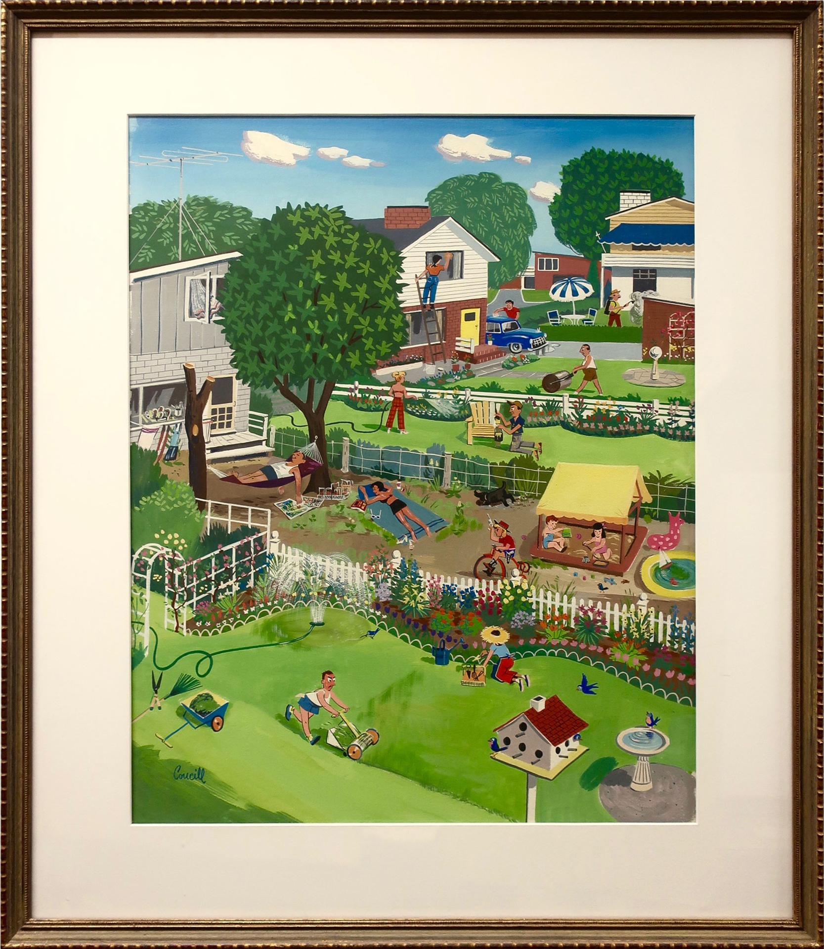Irma Sophia Coucill - Untitled (Suburban Families On The Weekend)