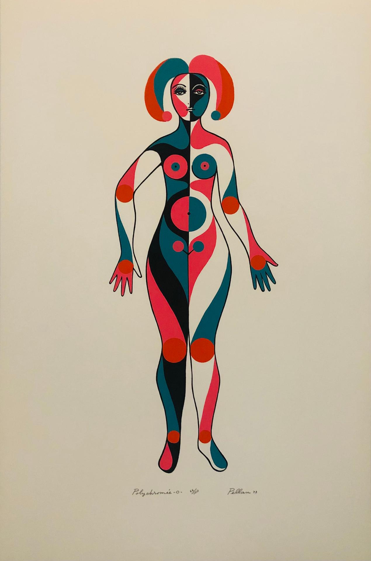 Alfred Pellan (1906-1988) - Polychromée - O -, 1973
