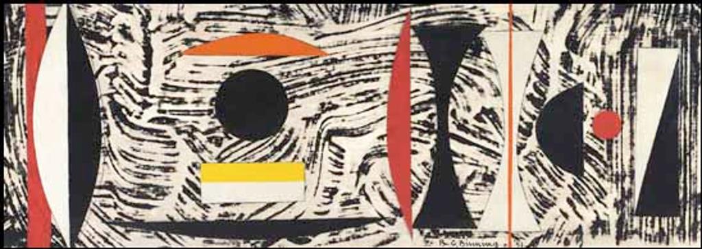 Bertram Charles (B.C.) Binning (1909-1976) - Black Sun & Sea Symbols