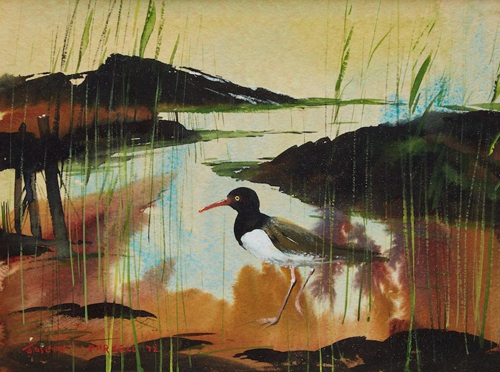 Joseph Douglas Purcell (1927-2015) - Study of a Bird; Landscape