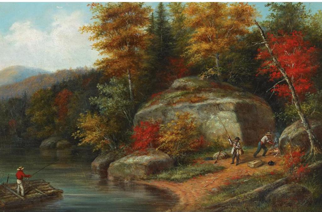 Cornelius David Krieghoff (1815-1872) - The Fisherman’S Paradise