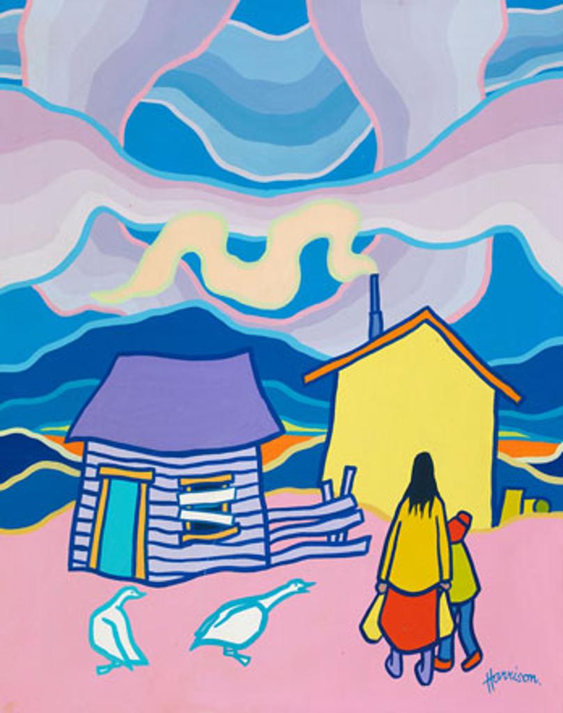 Ted Harrison (1926-2015) - Goose Girl