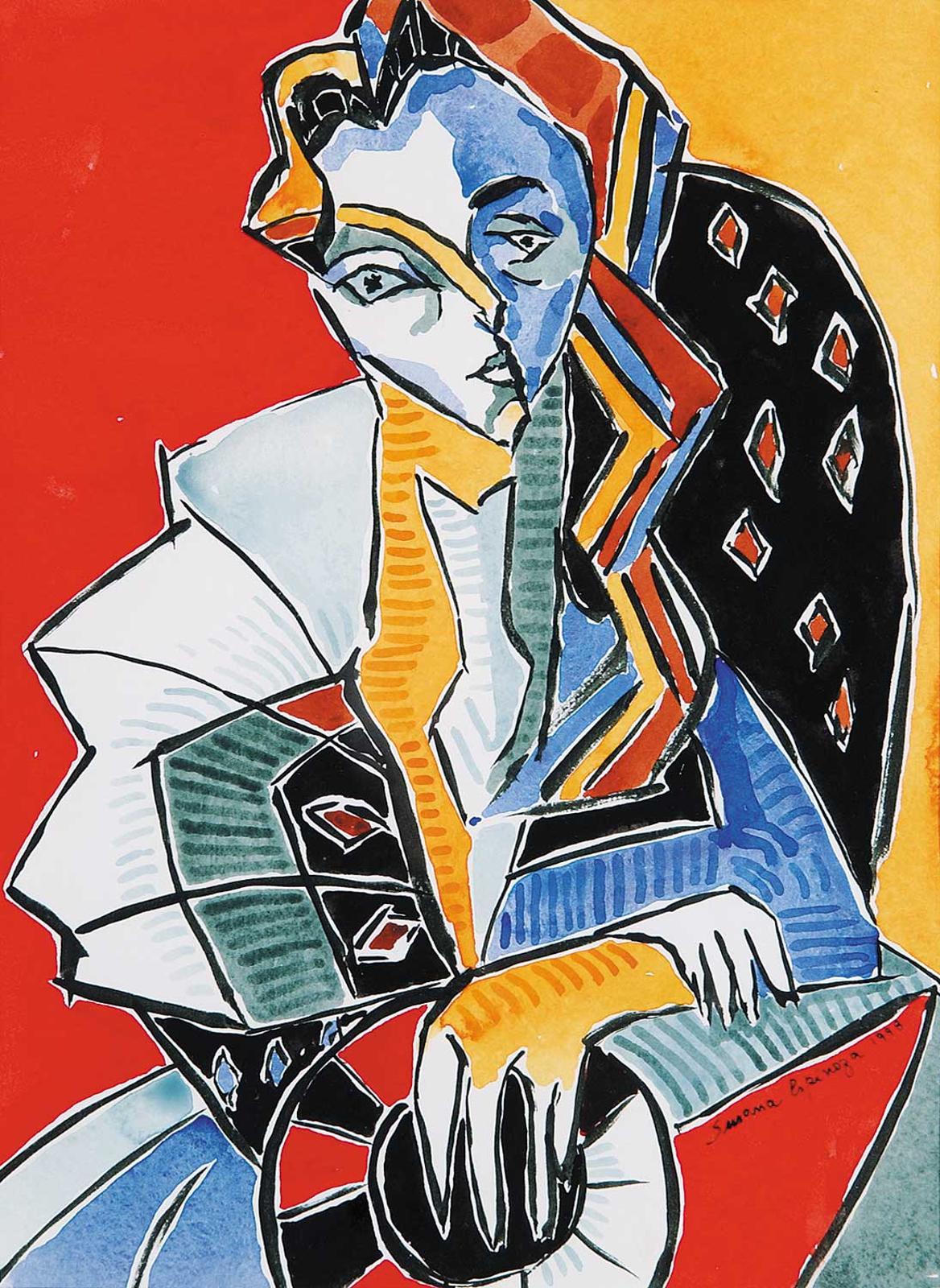 Susana Espinoza (1954) - Untitled - Young Woman