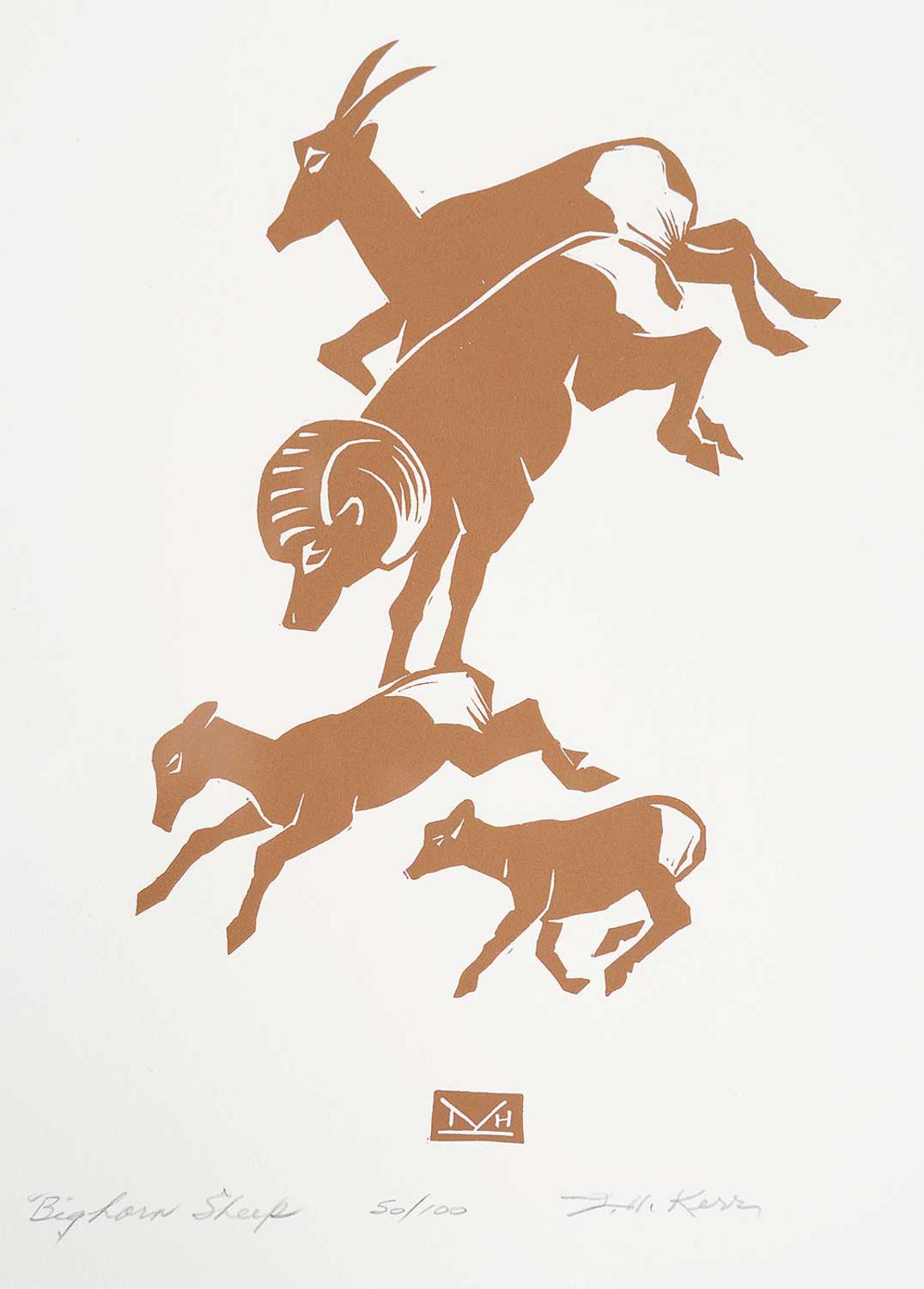 Illingworth Holey (Buck) Kerr (1905-1989) - Bighorn Sheep # 50/100