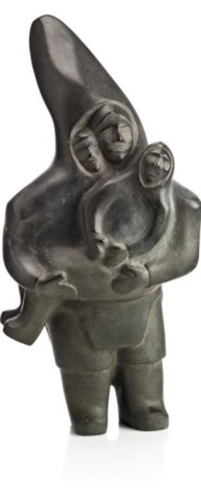 George Tatanniq (1910-1991) - Mother and Two Children