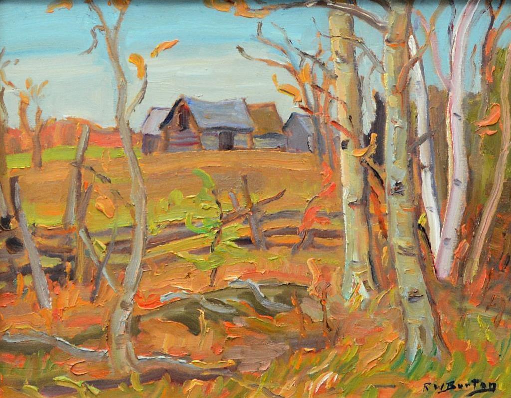 Ralph Wallace Burton (1905-1983) - Farmland, North Gower