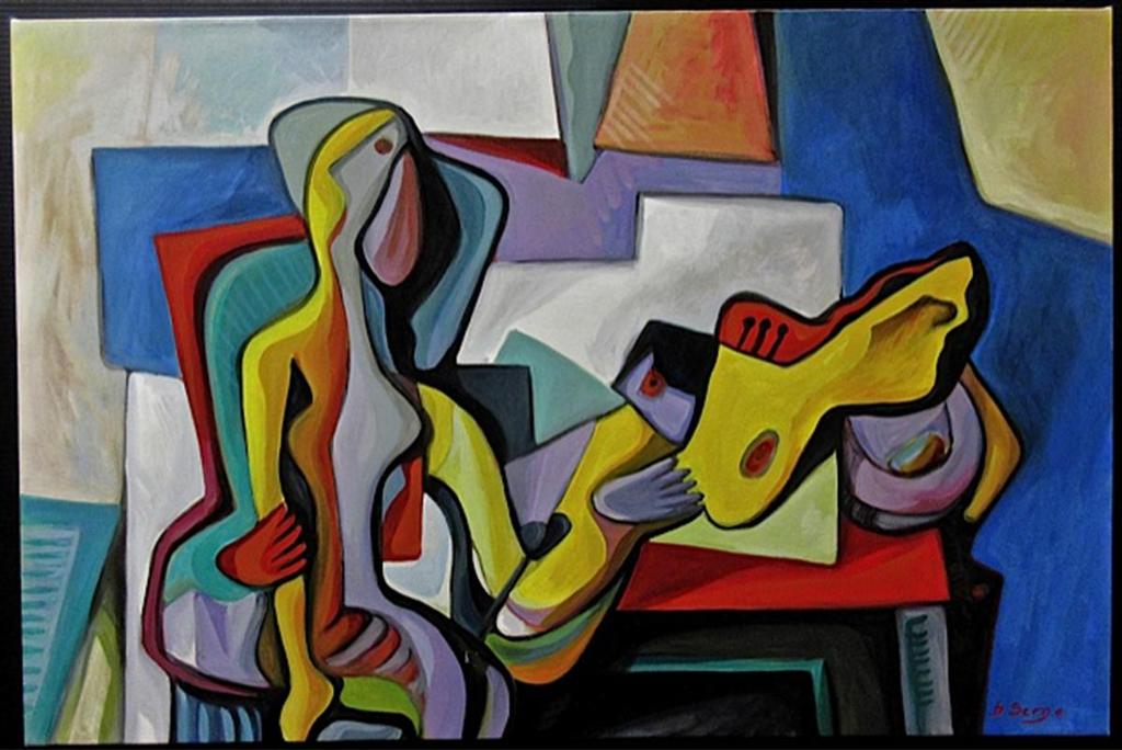 Serge Deherian (1955) - Reclining Nude
