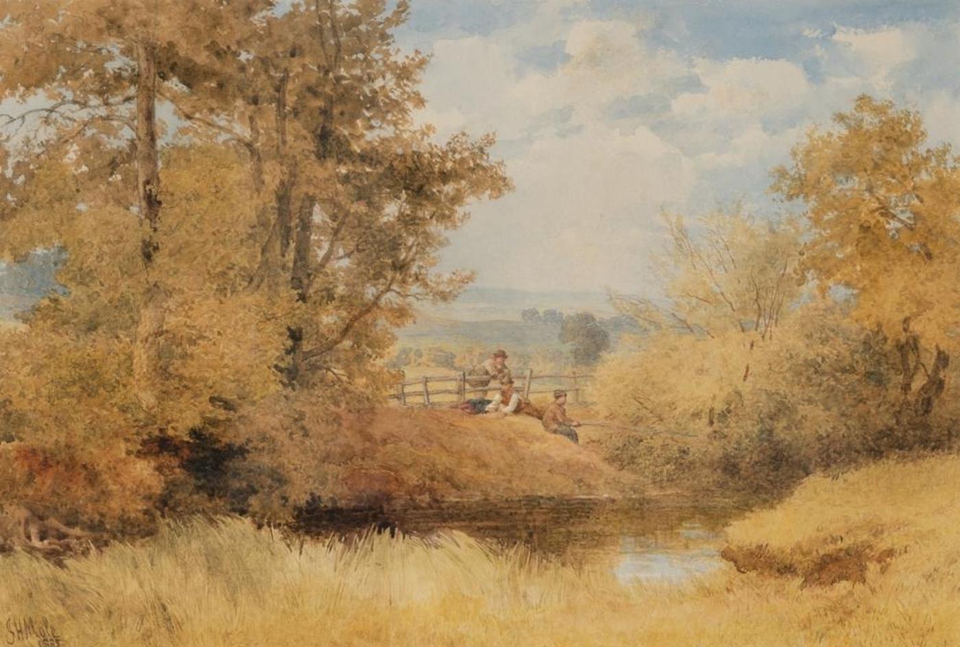 John Henry Mole (1814-1886) - Untitled - River Scene