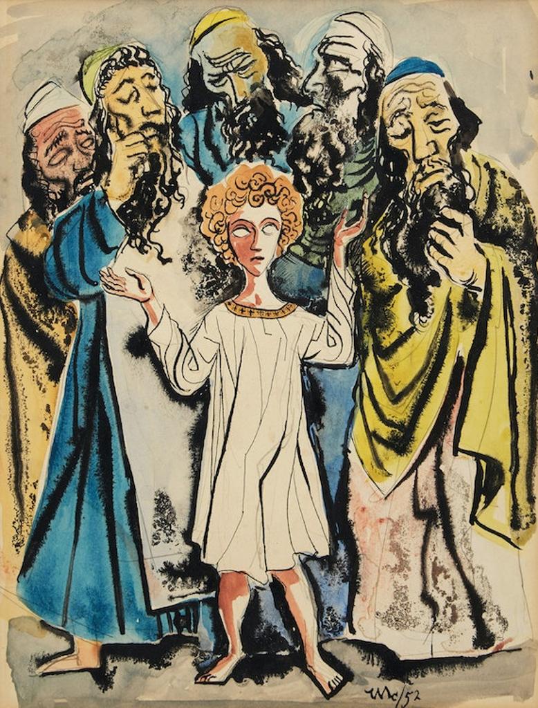 William Hodd (Bill) McElcheran (1927-1999) - Untitled (The Gathering)