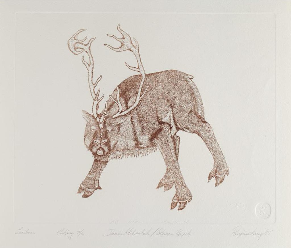 Davie Atchealak (1947-2006) - Caribou