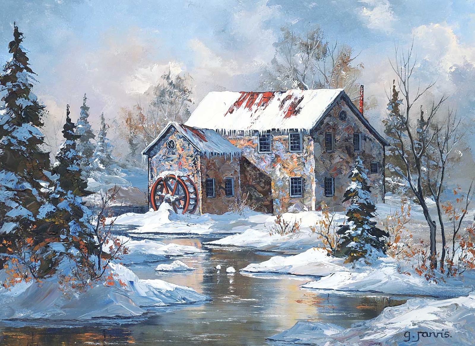 Georgia Jarvis (1944-1990) - A Grist Mill