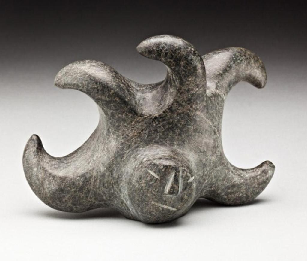 George Arlook Arluk (1949) - /Rankin Inlet/Baker Lake, Face with abstract animal forms, ca. 1975