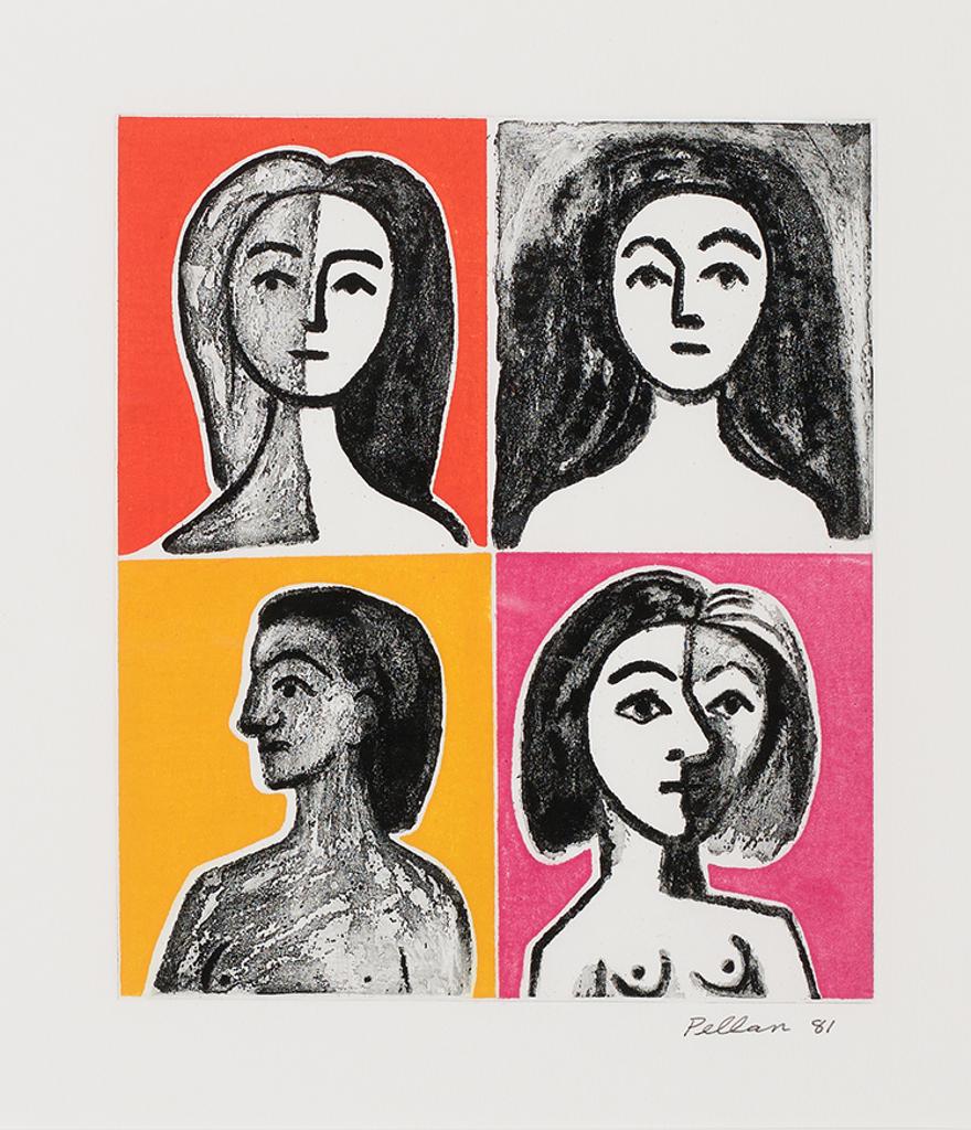 Alfred Pellan (1906-1988) - Oui, si on lui racontait..., du livre d'artiste 