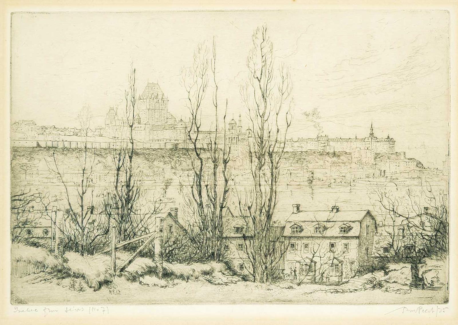 Robert Wakeham Pilot (1898-1967) - Quebec from Levis [No. 7]