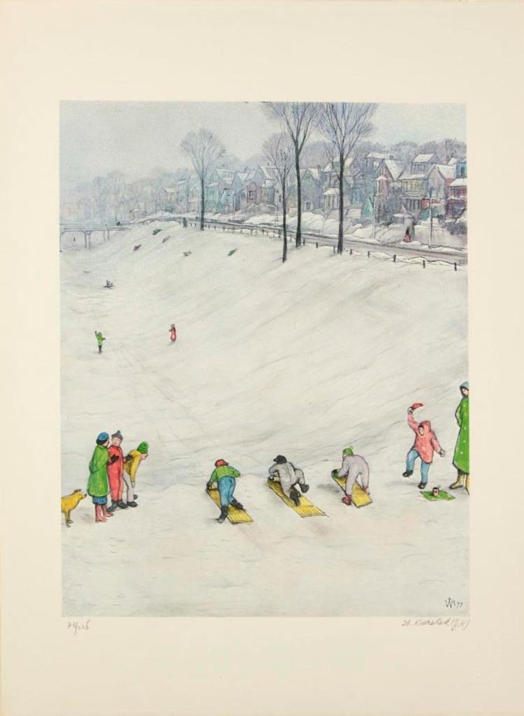 William Kurelek (1927-1977) - Sports Portfolio (12 images)