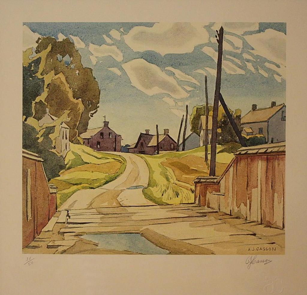 Alfred Joseph (A.J.) Casson (1898-1992) - lithographs (set of five)