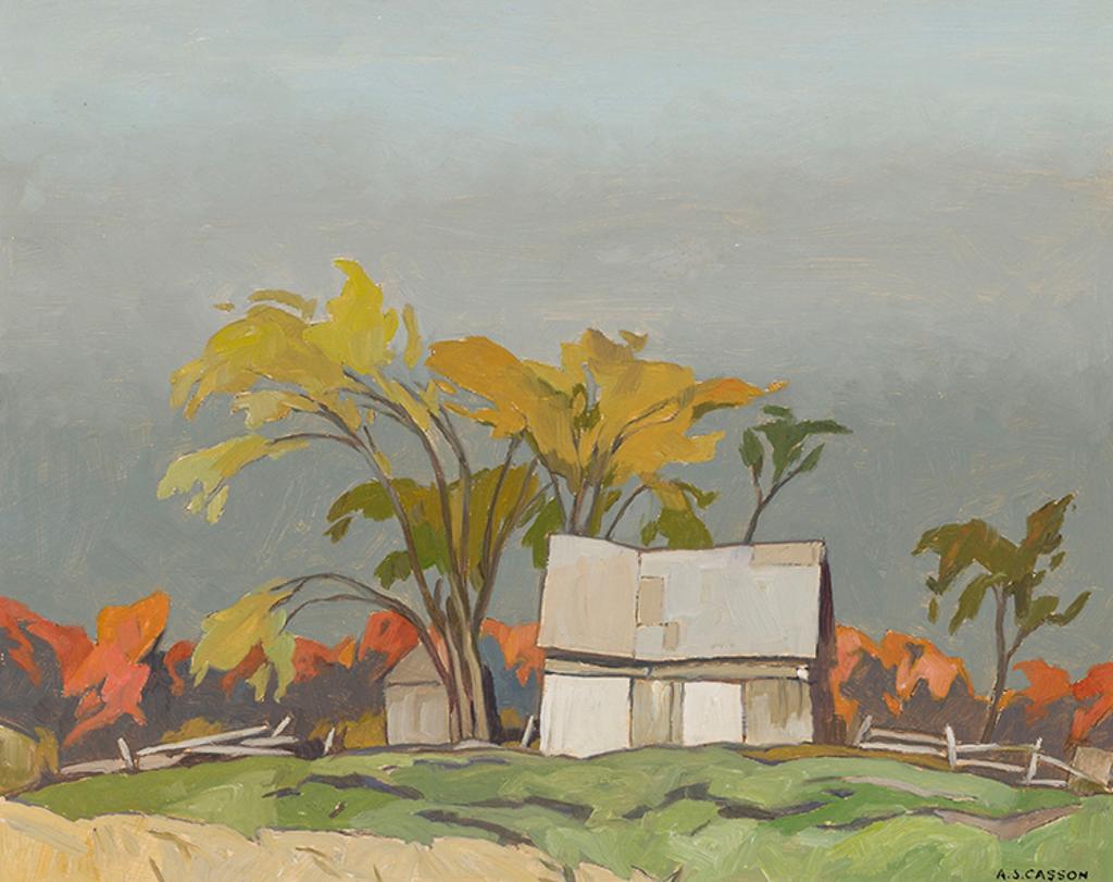 Alfred Joseph (A.J.) Casson (1898-1992) - Old Barn, l’Orignal Road