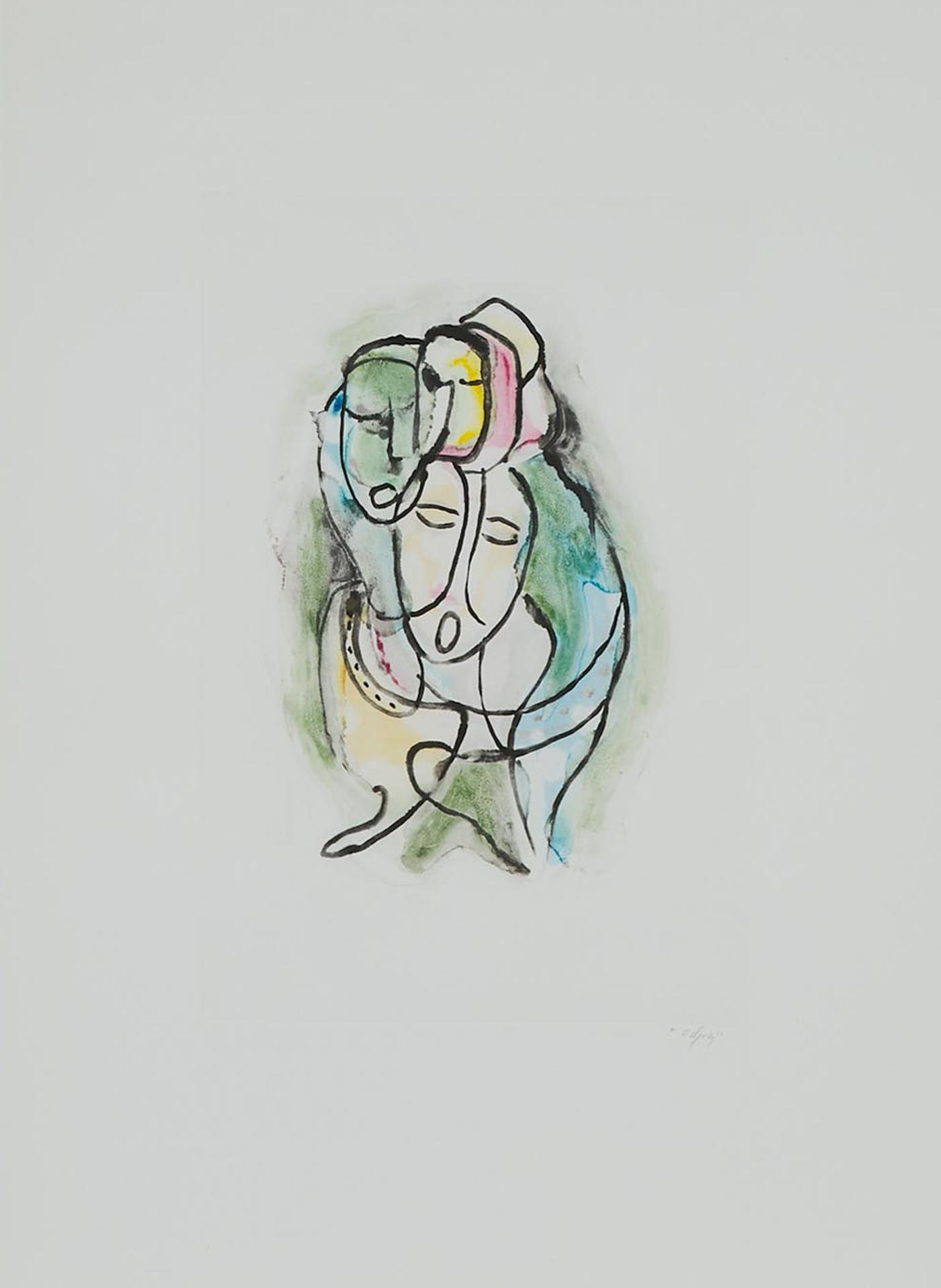 Daphne Odjig (1919-2016) - Untitled, 1983