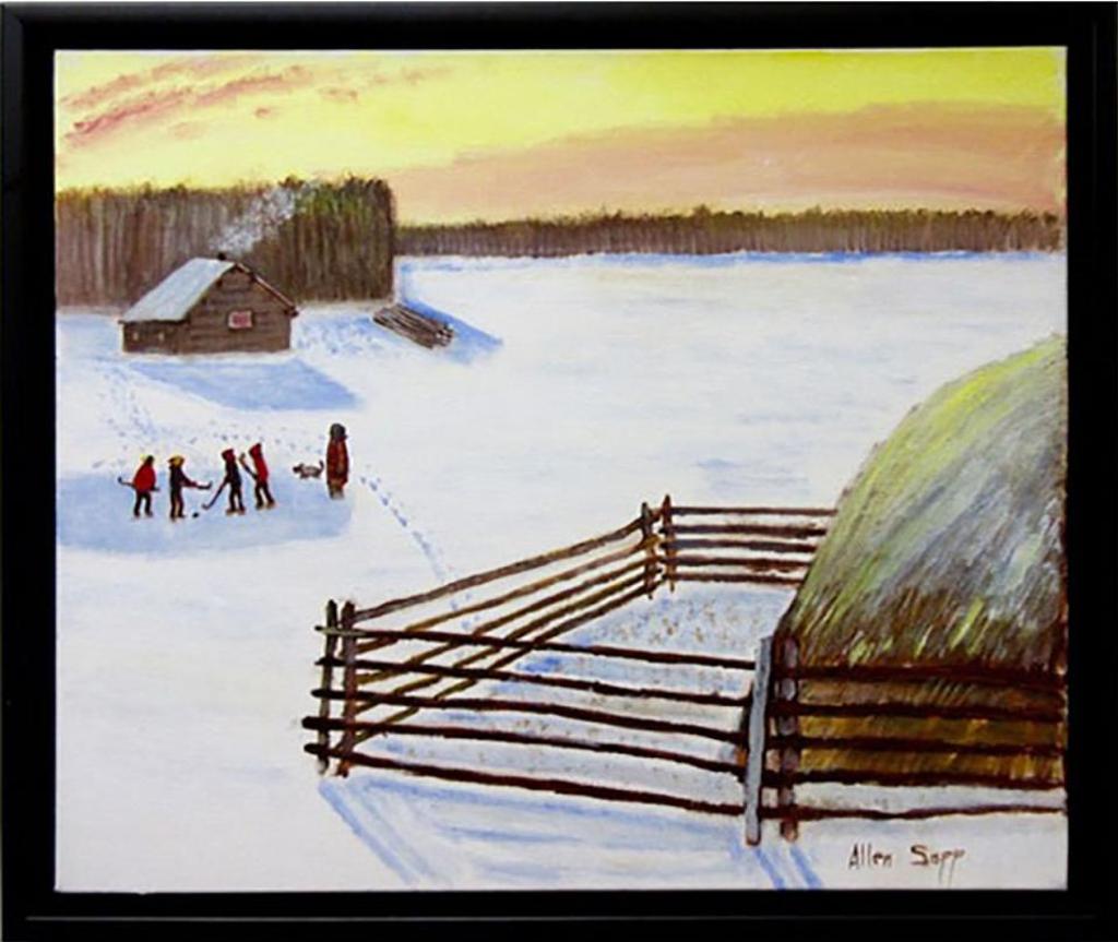Allen Fredrick Sapp (1929-2015) - Untitled (Game Over)