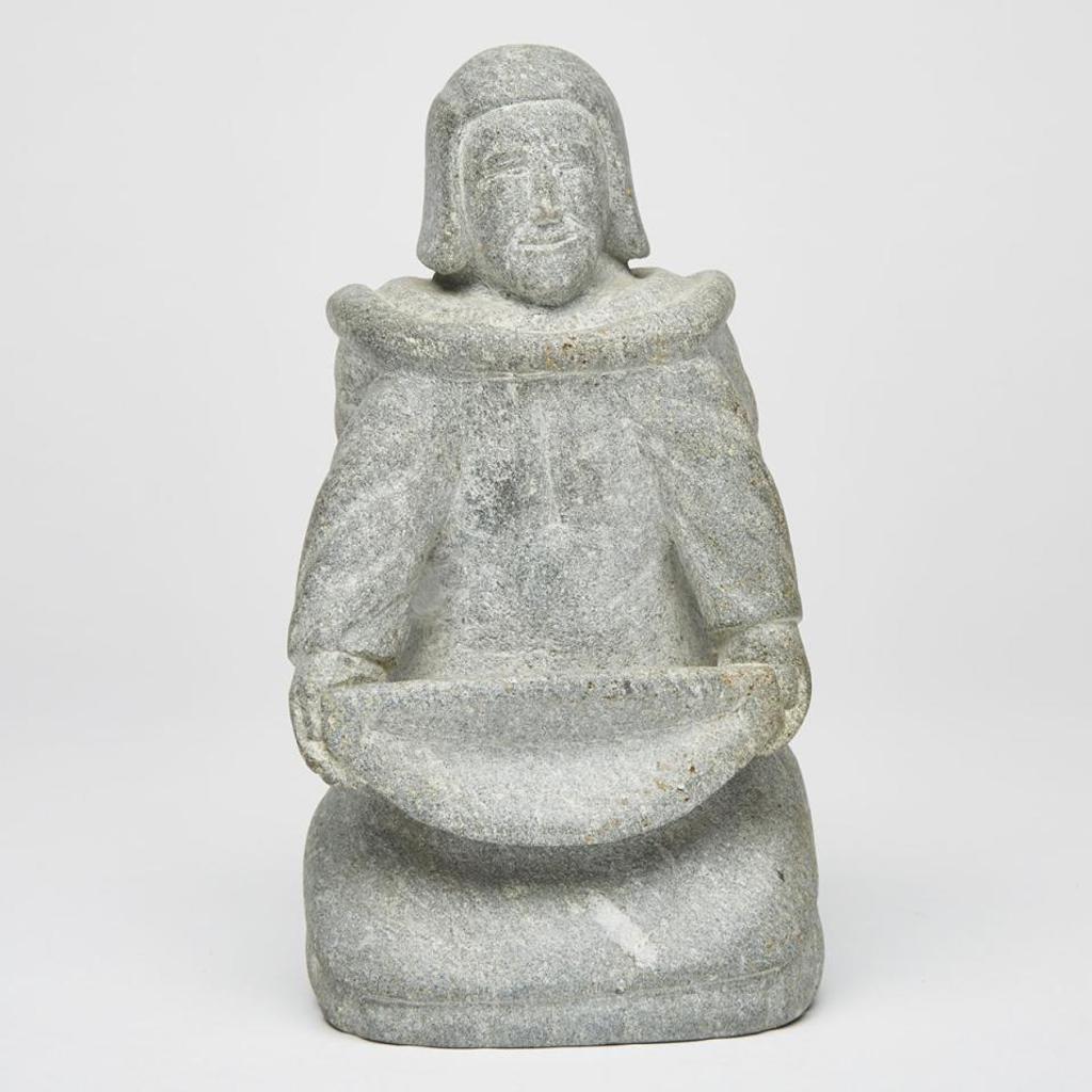 Johnny Issaja Papigatok (1923) - Woman Holding Qulliq