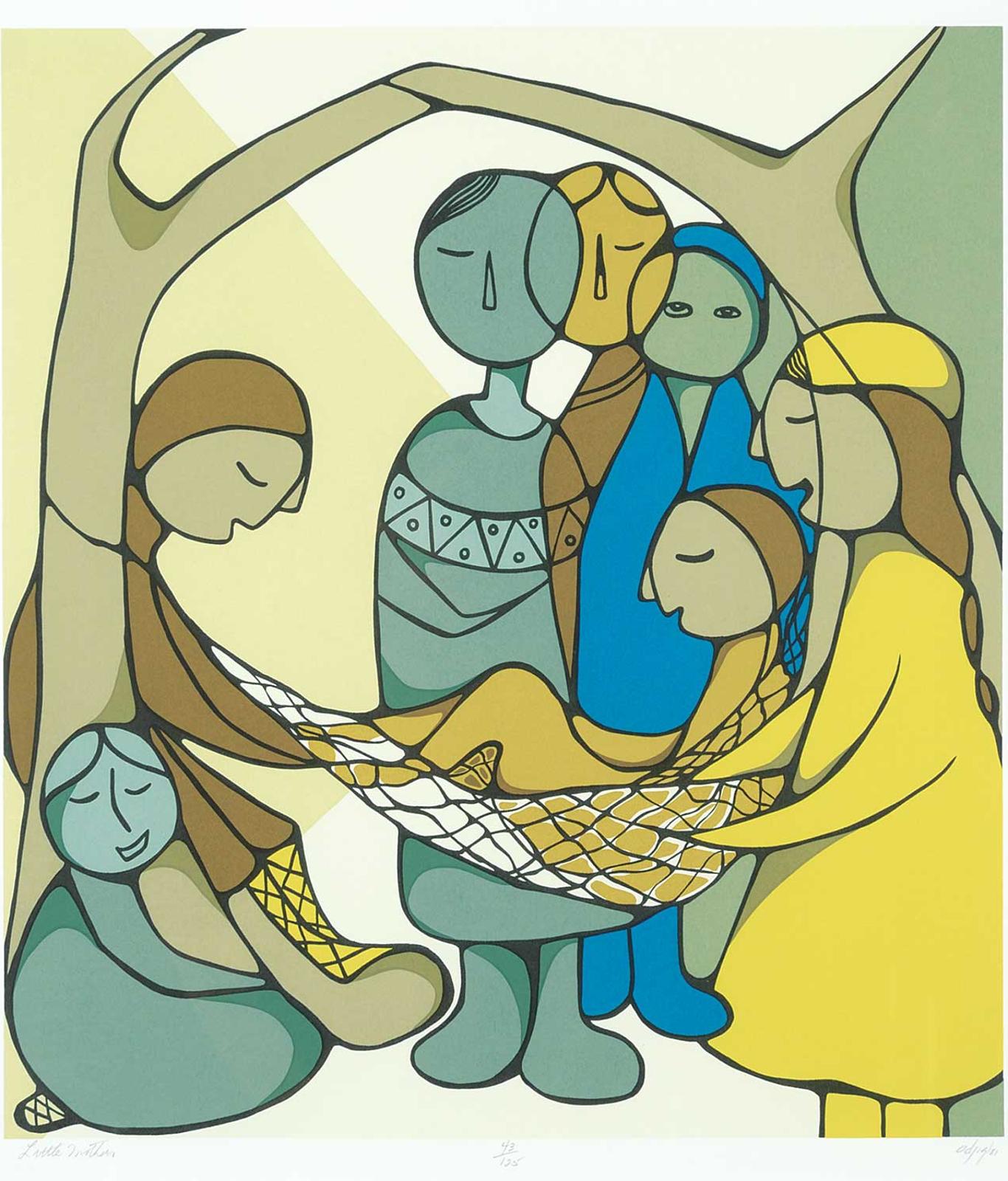Daphne Odjig (1919-2016) - Little Mothers #43/125