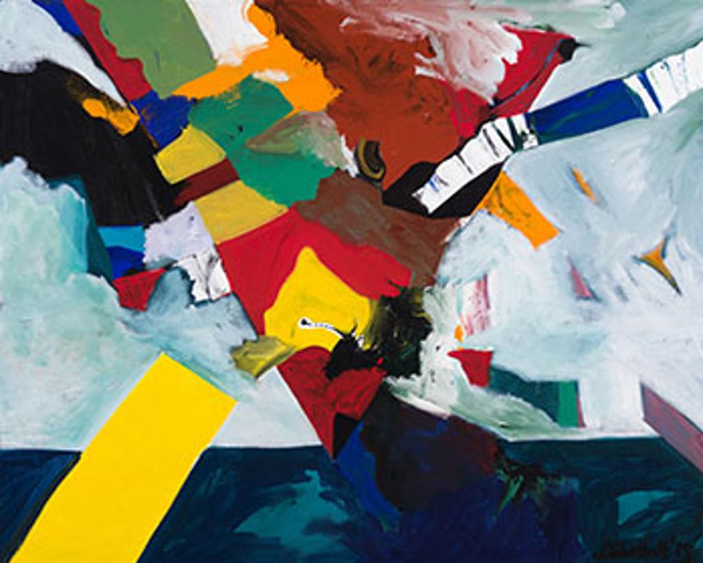 Jack Leaonard Shadbolt (1909-1998) - Abstract Sketch #2 (Big V Abstraction)