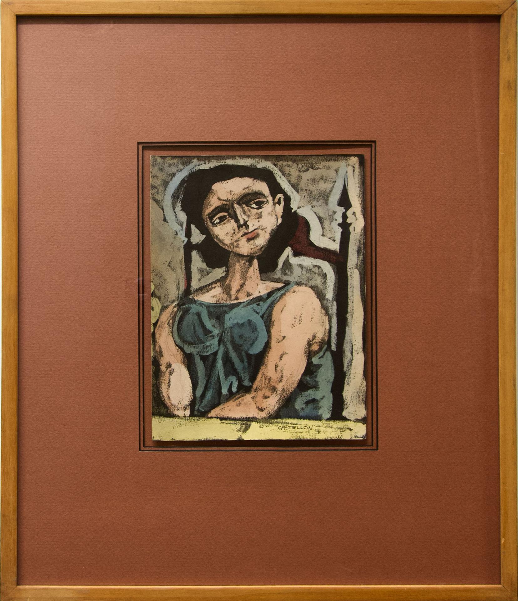 Federico Castellón - Portrait Of A Woman, Circa 1935