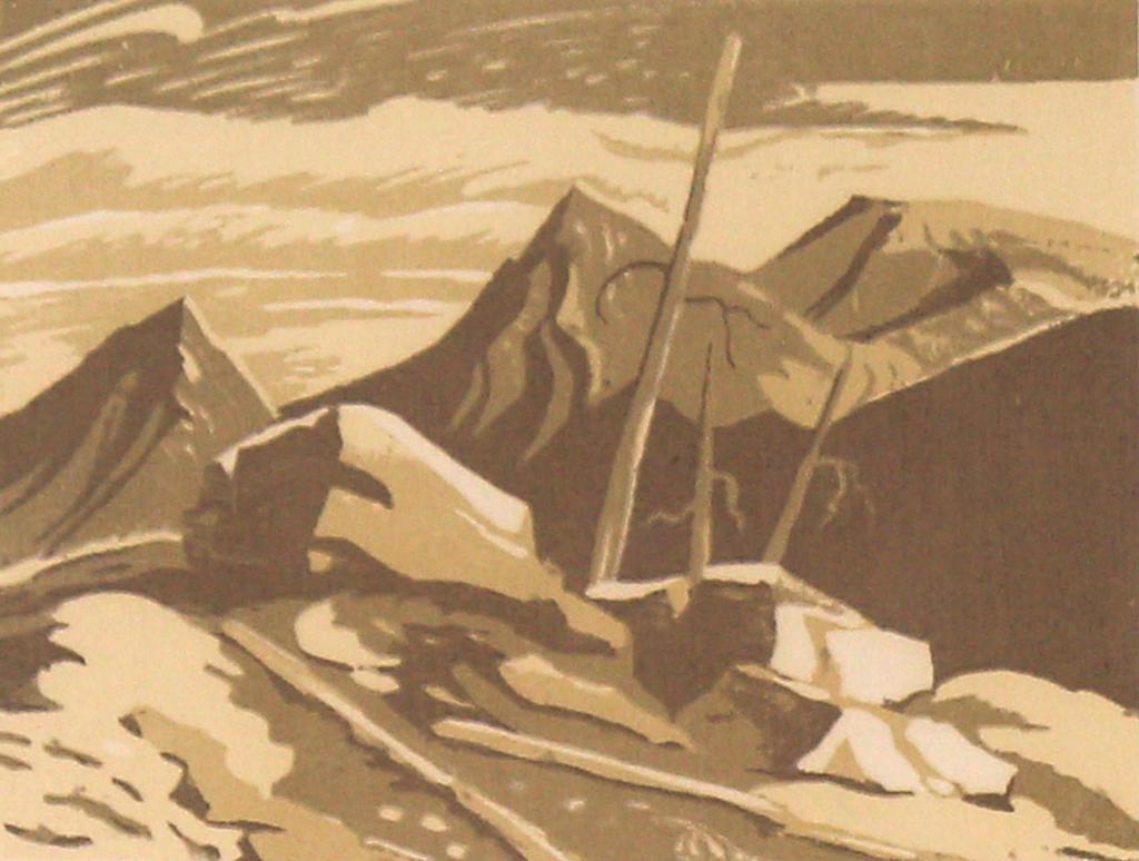 Henry George Glyde (1906-1998) - Mountain Pass; 1951