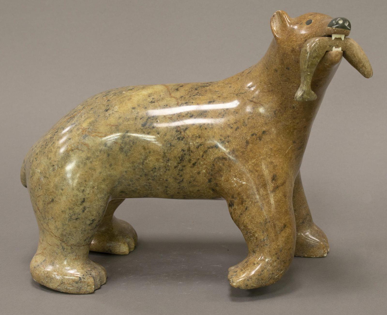 Pauloosie Michael (1960) - Bear With Fish; 1993