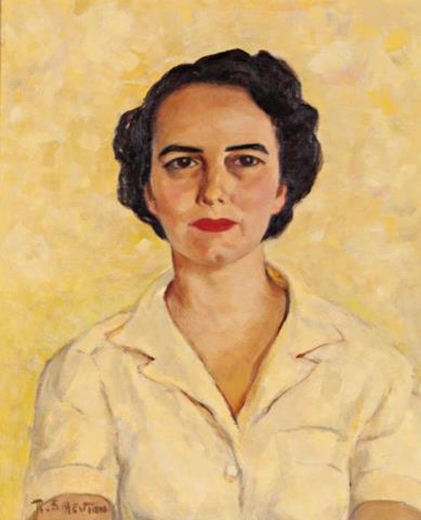 Randolph Stanley Hewton (1888-1960) - Portrait of Winnifred L. Jeffrey