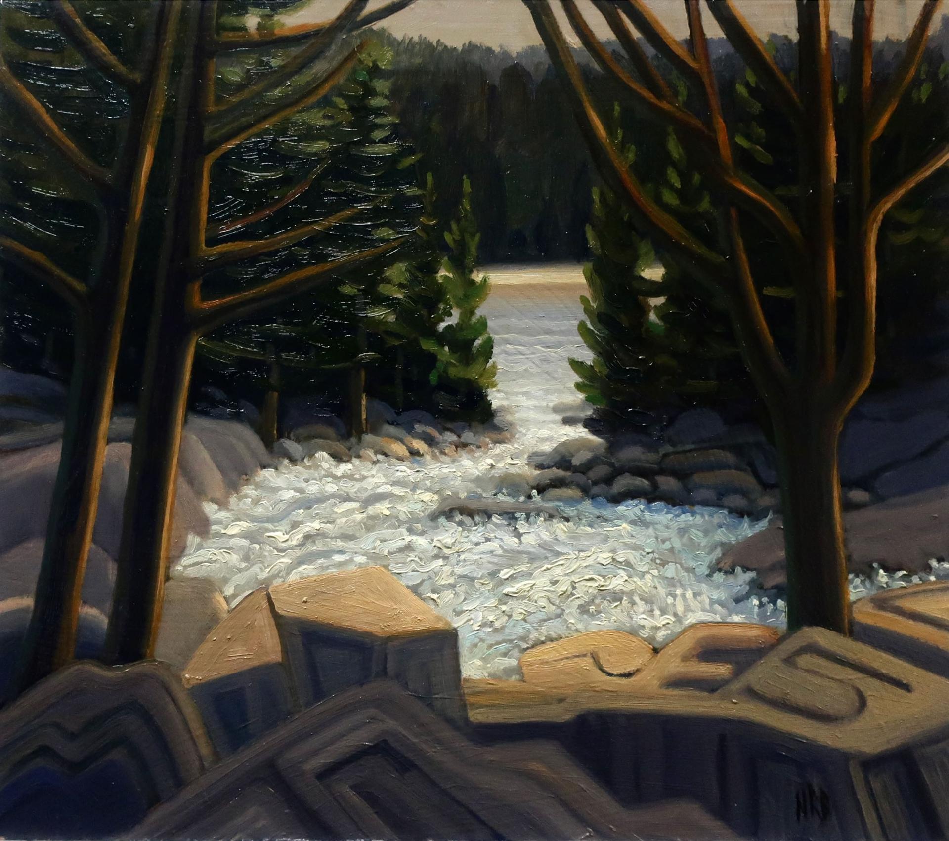 Norman Richard Brown (1958-1999) - Ragged Rapids - Oxtongue