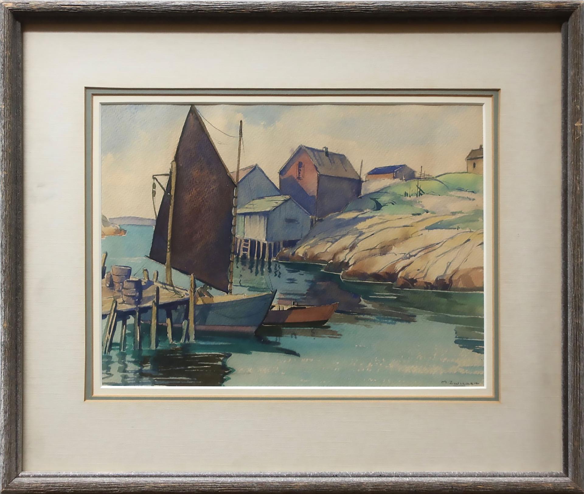 Marguerite (Mary) Zwicker (1904-1993) - Untitled (Cove Study)