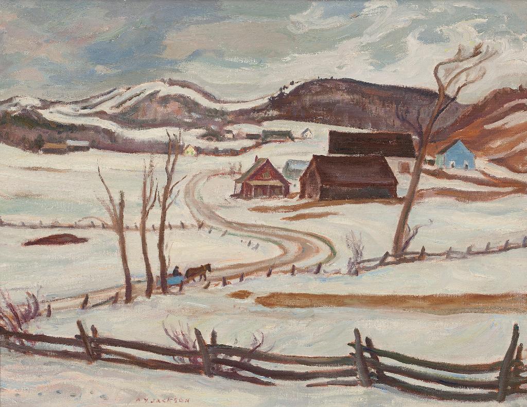 Alexander Young (A. Y.) Jackson (1882-1974) - April Morning After Rain