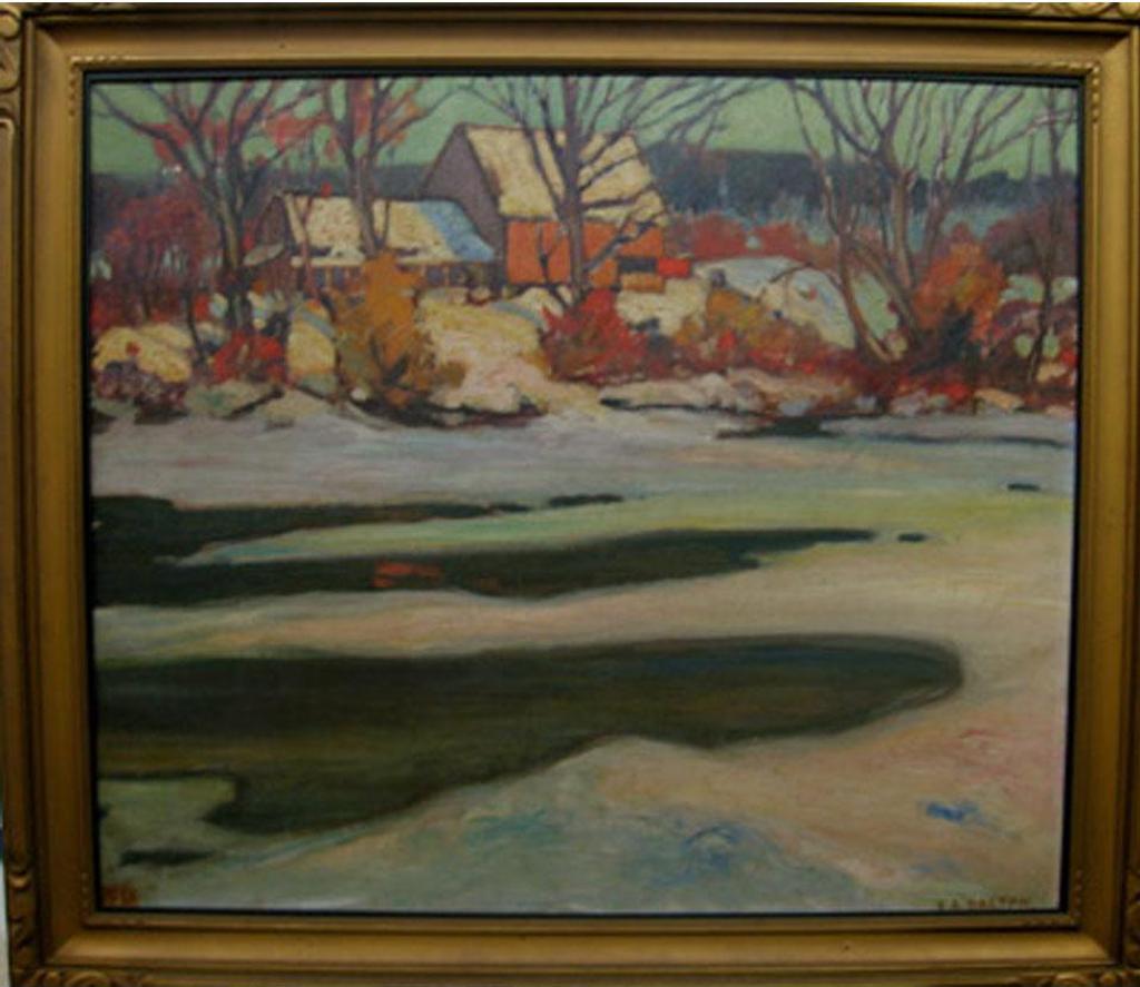 Ernest Alfred Dalton (1887-1963) - Spring Thaw - Old Mill