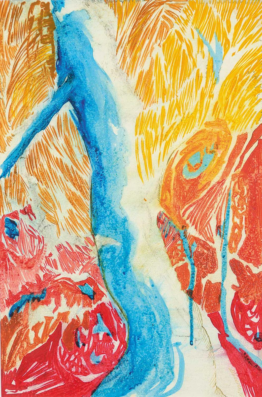 Arnold A. Burrell - Untitled - Colourful Abstract