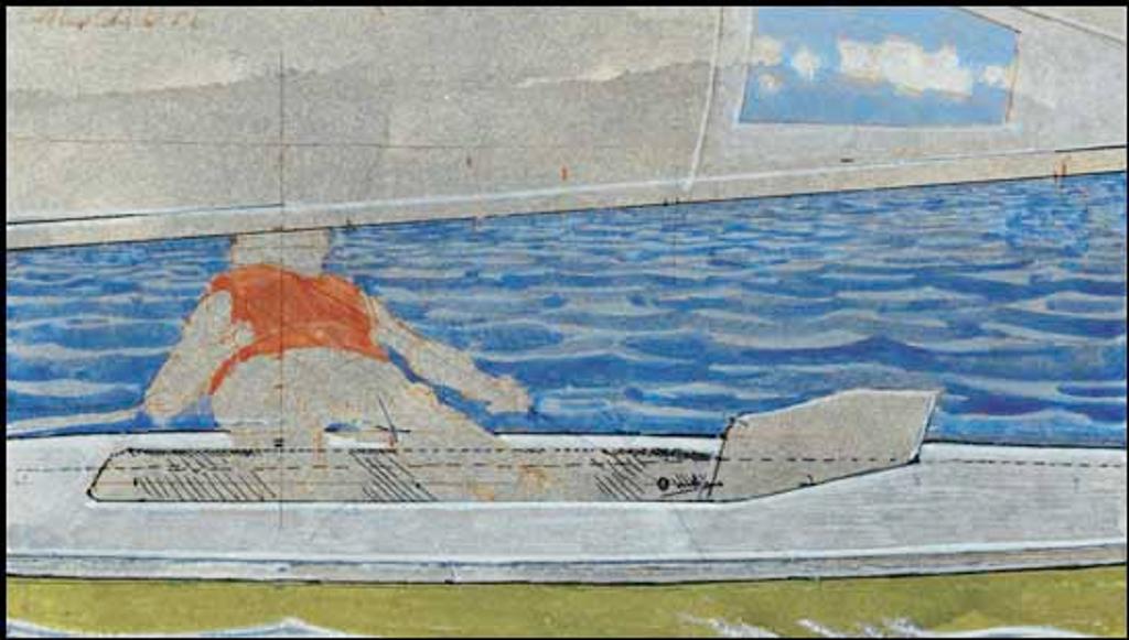 Alexander (Alex) Colville (1920-2013) - Study for Laser
