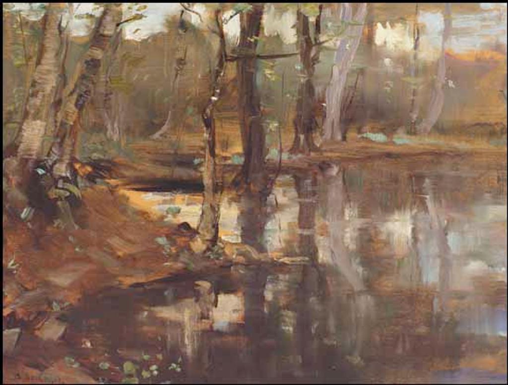 Berthe Des Clayes (1877-1968) - Spring on Mount Royal