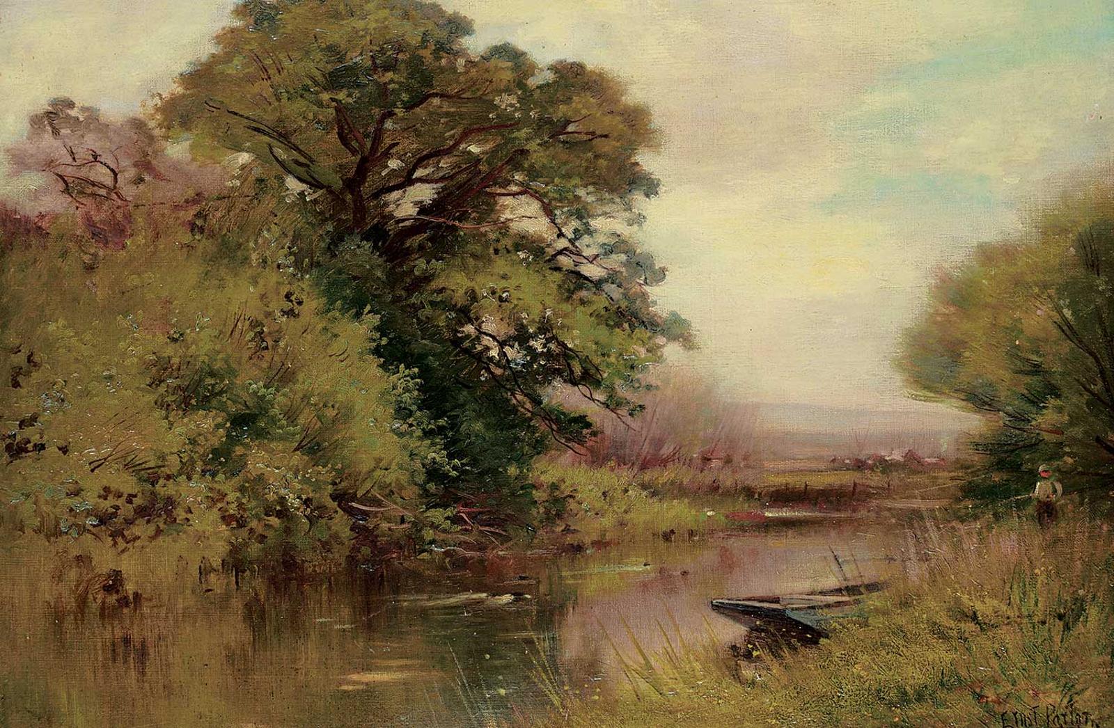Ernest Parton (1845-1933) - Near Wilford, Surrey