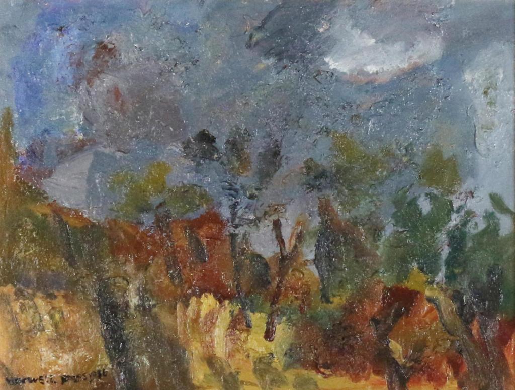 Maxwell Bennett Bates (1906-1980) - Stormy Day; 1956