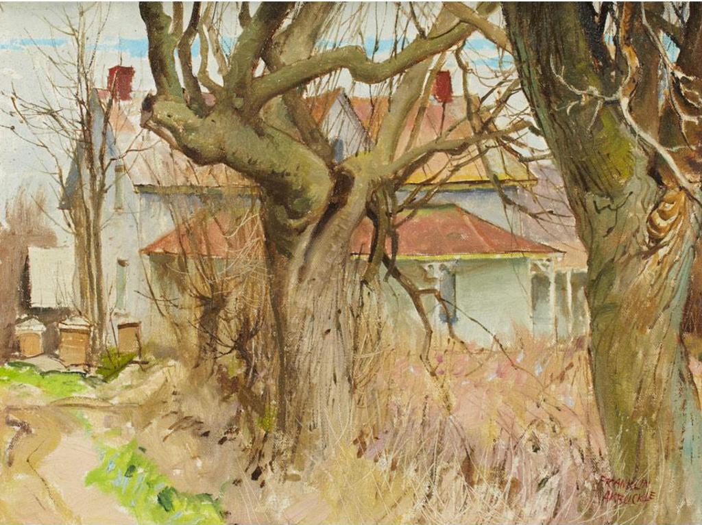 George Franklin Arbuckle (1909-2001) - Old Farm, Napanee, Ont., April 12, 81