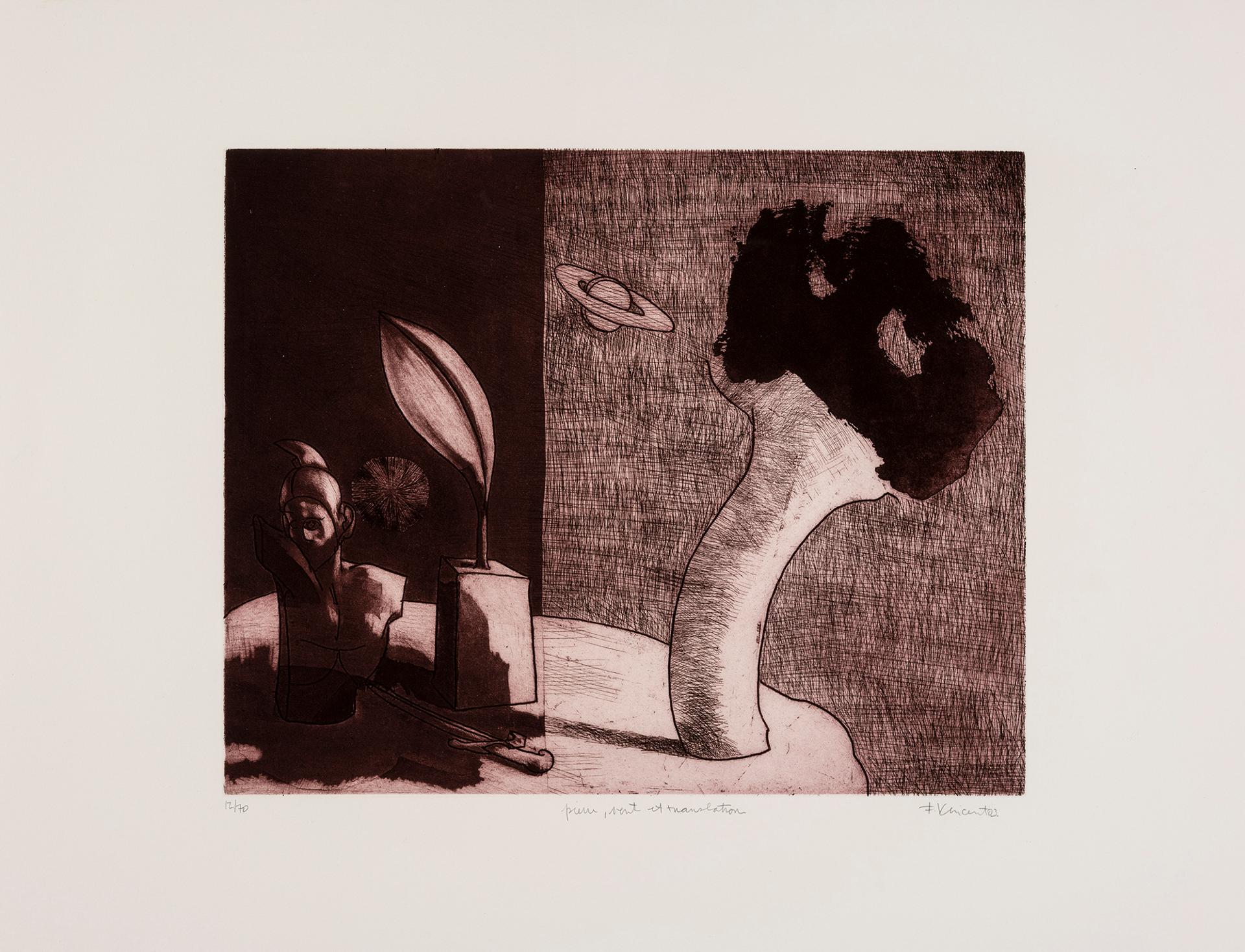 Francois Vincent (1951) - Pierre, vent et translation, 2003