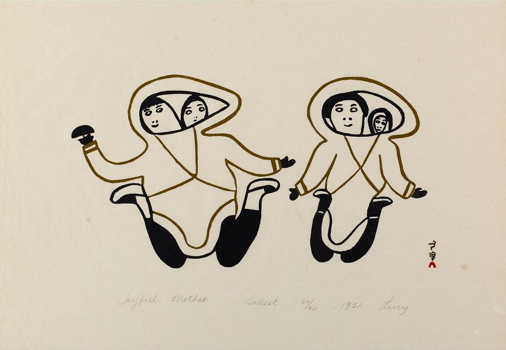 Lucy Qinnuayuak (1915-1982) - Joyful Mothers