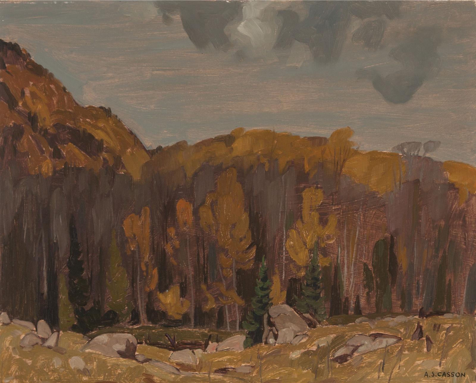 Alfred Joseph (A.J.) Casson (1898-1992) - Edge Of The Woods, Halfway Lake, 1958